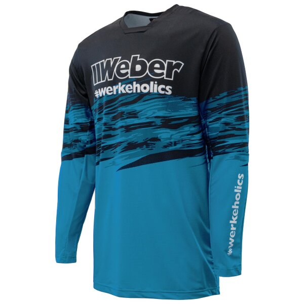 Weber #Werkeholics Flowmotion Jersey türkis/schwarz