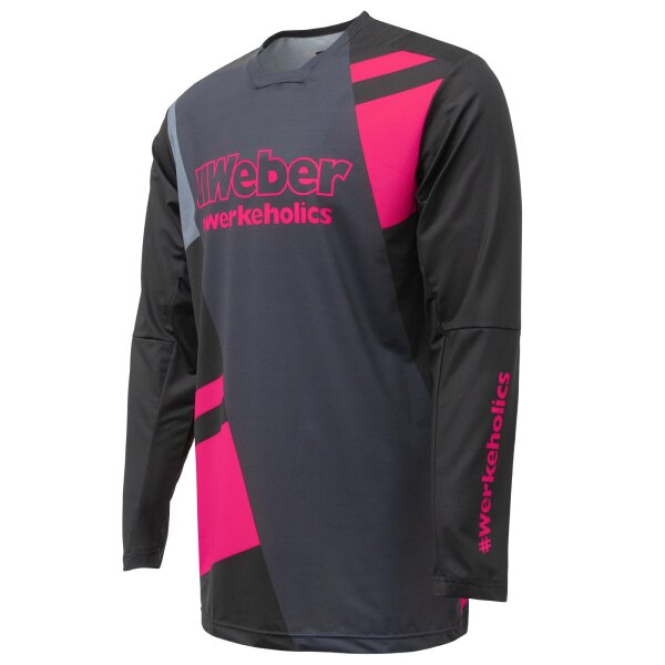 Weber #Werkeholics Performance Jersey pink/schwarz XXL