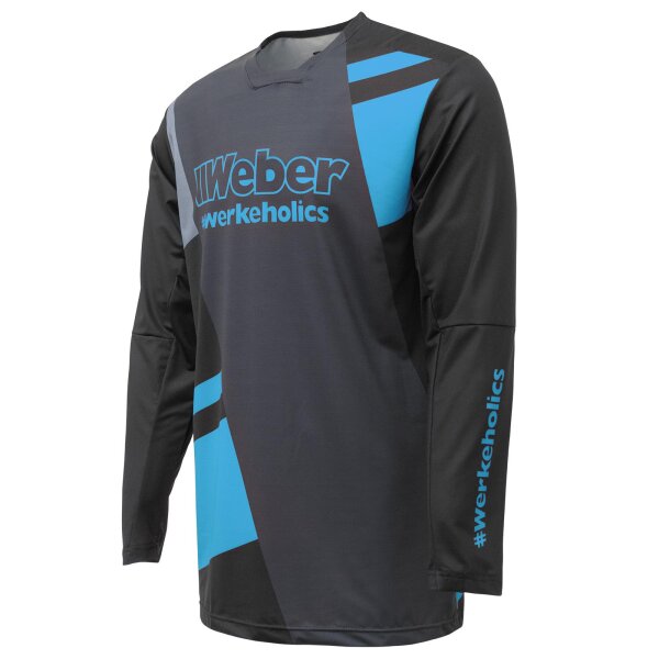 Weber #Werkeholics Performance Jersey türkis/schwarz XXL