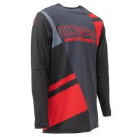 Weber #Werkeholics Performance Jersey rot/schwarz XL