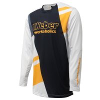 Weber #Werkeholics Performance Jersey orange/weiß XL