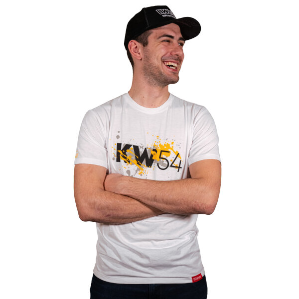 Kevin Winkle KW54 T-Shirt weiß/orange