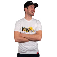 Kevin Winkle KW54 T-Shirt weiß/orange L
