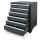 Professioneller Werkzeugschrank Serie 610 mit 6 Schubladen grau