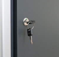 Professioneller Werkzeugschrank Serie 610 mit 2 Türen grau
