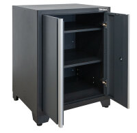 Professioneller Werkzeugschrank Serie 610 mit 2 Türen grau
