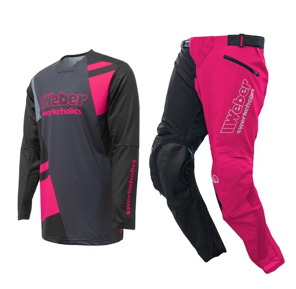Weber #Werkeholics Performance Combo schwarz/pink