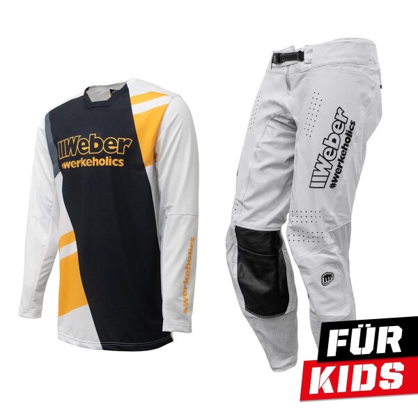 Weber #Werkeholics Performance Combo Kids weiß/orange