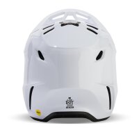 FOX V3 RS Helm weiß Solid Carbon M
