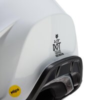 FOX V3 RS Helm weiß Solid Carbon M