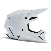 FOX V3 RS Helm weiß Solid Carbon S
