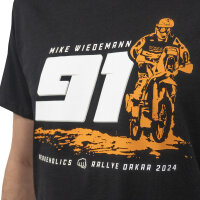 Mike Wiedemann Dakar T-Shirt schwarz