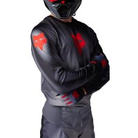 FOX 180 Interfere Jersey grau/rot M