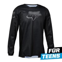 FOX 180 Blackout Jersey Teens schwarz