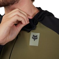 FOX Defend Thermal Hoodie grün/weiß/schwarz