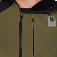 FOX Defend Thermal Hoodie grün/weiß/schwarz