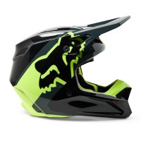 FOX V1 XPOZR Helm Teens gelb/schwarz