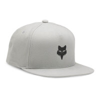 FOX Head Snapback grau