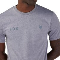 FOX Wordmark Funktions T-Shirt grau XL