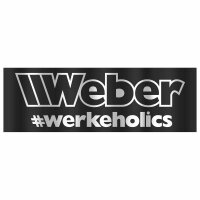 Weber Werkeholics Mesh Banner schwarz 3000 x 1000 mm