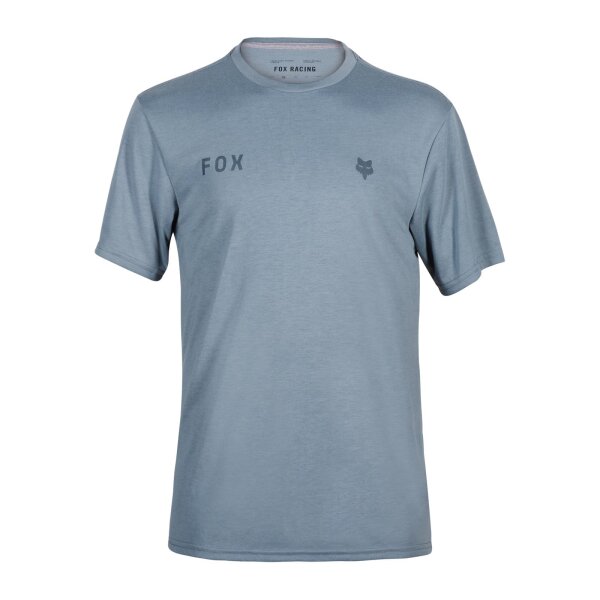FOX Wordmark Funktions T-Shirt blau M