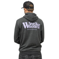 Weber #Werkeholics Zipper Jacke grau/lila