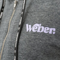 Weber #Werkeholics Zipper grau/lila XL