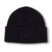 FOX Wordmark Beanie Mütze schwarz