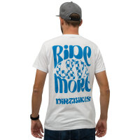 Tim Koch TK66 Ride More Dirtbikes T-Shirt weiß/blau L