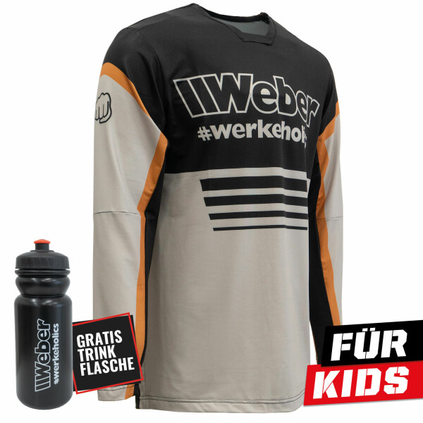 Weber #Werkeholics Sand Edition Jersey beige/schwarz Kids