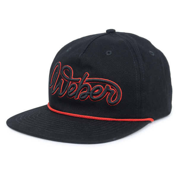 Weber #Werkeholics Snapback Cap schwarz/rot