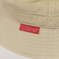 Weber #Werkeholics Fischerhut / Bucket Hat Cord beige