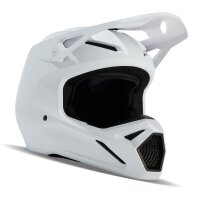FOX V1 Solid Helm weiß L