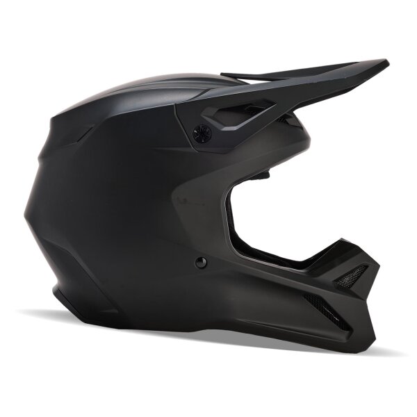 FOX V1 Solid Helm schwarz matt S