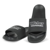 Weber #Werkeholics Badelatschen schwarz 41