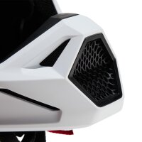 FOX V1 Solid Helm weiß S