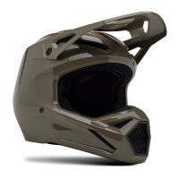 FOX V1 Solid Helm braun M