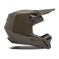 FOX V1 Solid Helm braun M