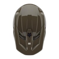 FOX V1 Solid Helm braun M