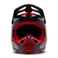 FOX V1 Race Spec Helm Teens schwarz/rot M