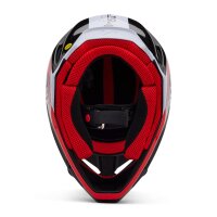 FOX V1 Race Spec Helm Teens schwarz/rot M