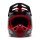 FOX V1 Race Spec Helm Teens schwarz/rot M