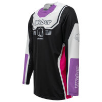 Weber #Werkeholics Impact Jersey schwarz/pink/lila L