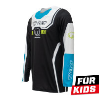 Weber #Werkeholics Impact Jersey schwarz/türkis Kids...