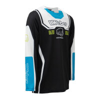 Weber #Werkeholics Impact Jersey schwarz/türkis Kids 158/164