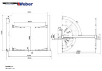 2 Säulen Hebebühne Weber Klassik Serie – Klassik 4.2M