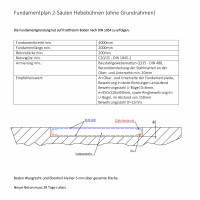 2 Säulen Hebebühne Weber Klassik Serie – Klassik 4.2M inkl. Anker und Öl