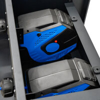 Professioneller Werkzeugschrank Serie 610 mit Kabel- und Druckluft-Schlauchaufroller sowie 2 Schubladen