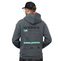 Weber Worldwide Hoodie grau