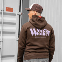 Weber #Werkeholics Hoodie braun/lila